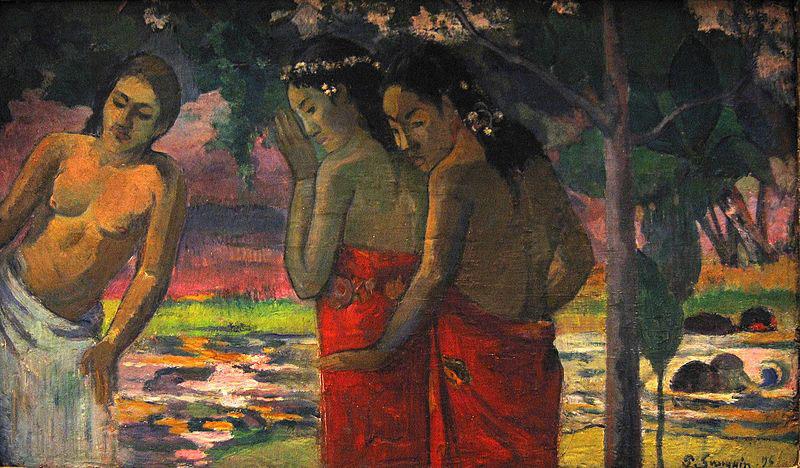 Paul Gauguin Three Tahitian Women oil painting picture